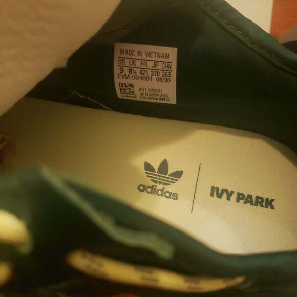 Adidas x Ivy Park Drip 2 green Nite Joggers size 10 - Picture 7 of 7